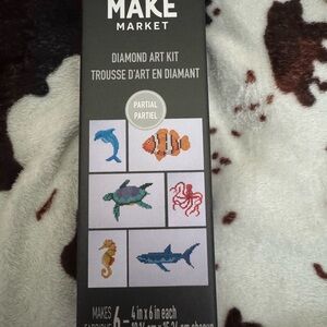 Makers Market Diamond Art Kit - Multicolor Sea Life